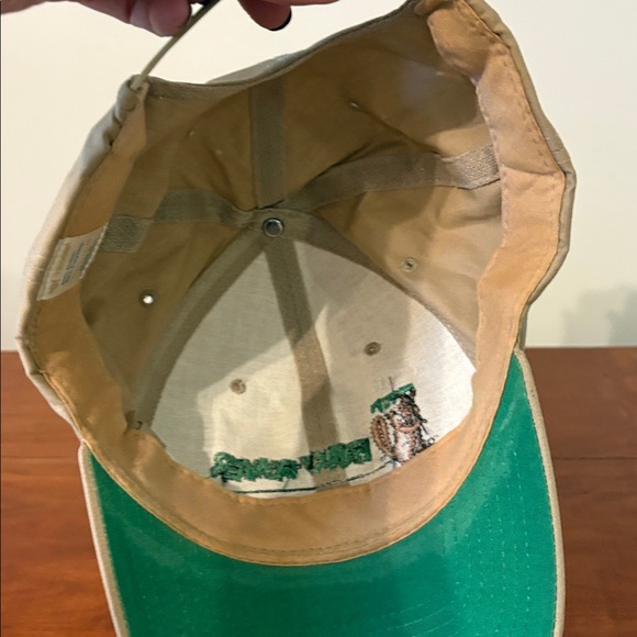 Barky Beaver Moss TN Beige Dad Hat Snapback One Size NWOT - Picture 4 of 7